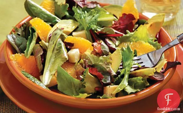 Mixed Green Salad With Cilantro-Lime Vinaigrette