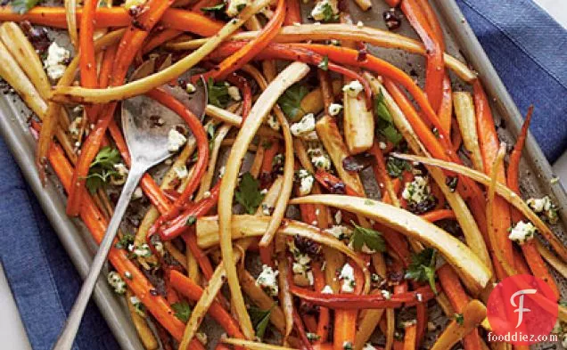 Balsamic-Roasted Carrots and Parsnips