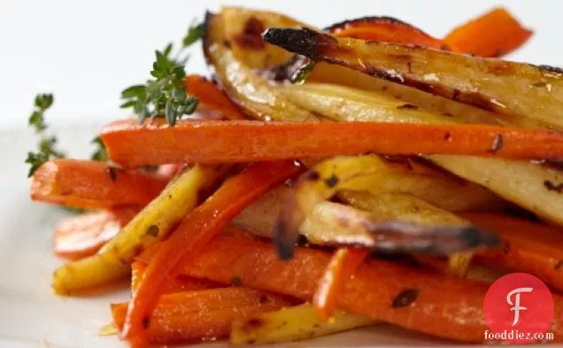 Roasted Carrots And Parsnips With Honey Lemon And Cayenne Recipe