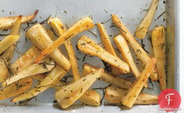 Baked Parsnip Fries With Rosemary