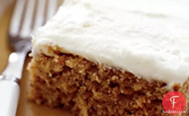 Parsnip Spice Cake with Ginger Cream Cheese Frosting