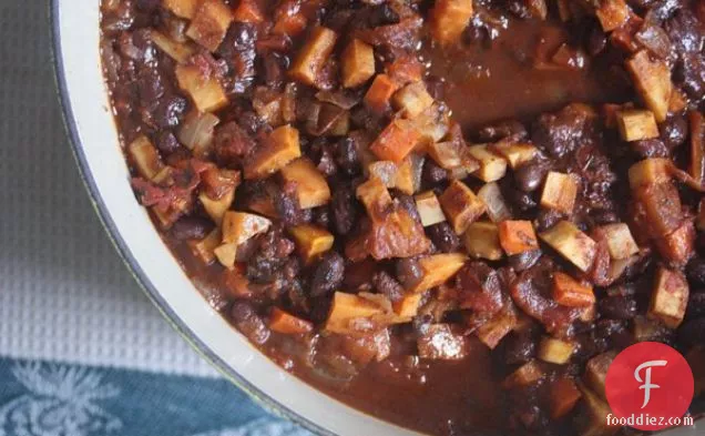 Root Vegetable And Black Bean Chili