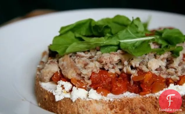 Sunday Brunch: Sardine Sandwiches With Tomato Jam And Fresh Cheese