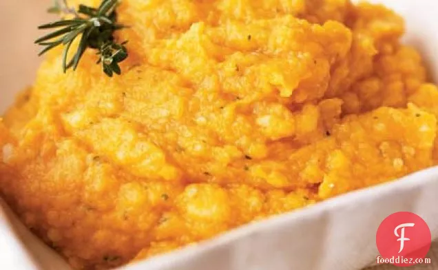 Butternut Squash and Potato Mash with Thyme