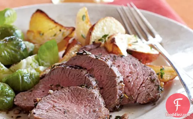 Herb-Roasted Beef and Potatoes