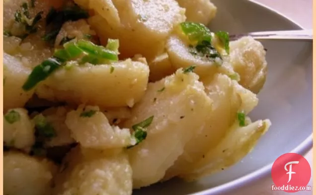 Potatoes With Mint, Parsley And Jalapenos