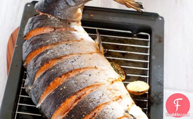 Whole Baked Salmon