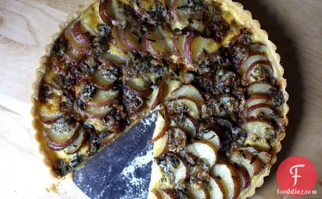Blue Cheese And Red Potato Tart