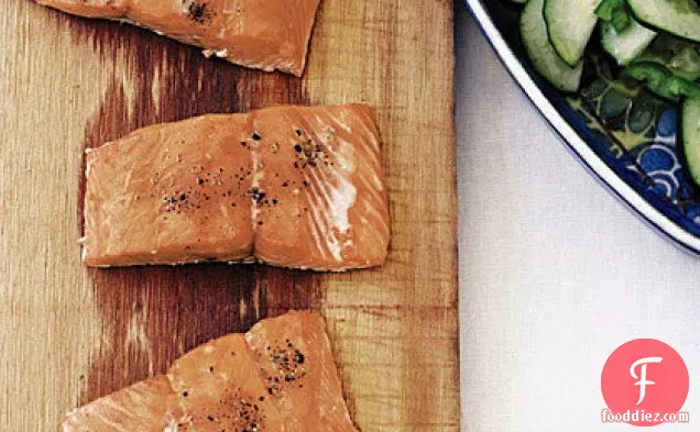 Grilled Cedar-Plank Salmon