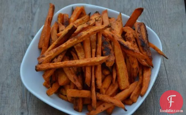 Baked Chipotle Sweet Potato Fries