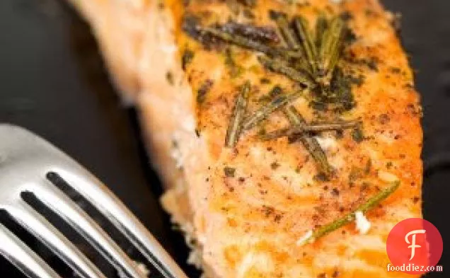 Broiled Salmon With Rosemary
