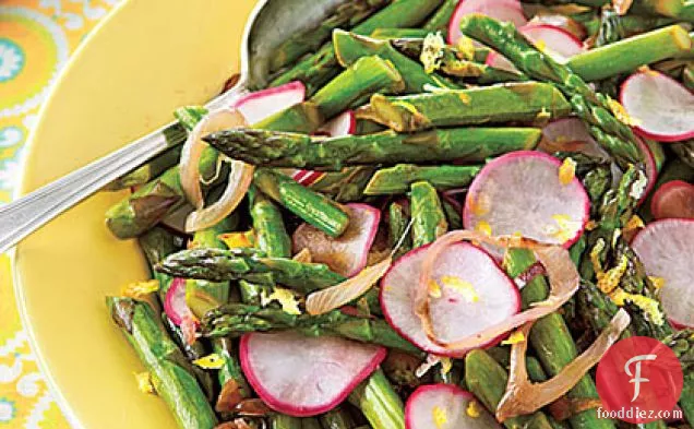 Asparagus and Radish Sauté