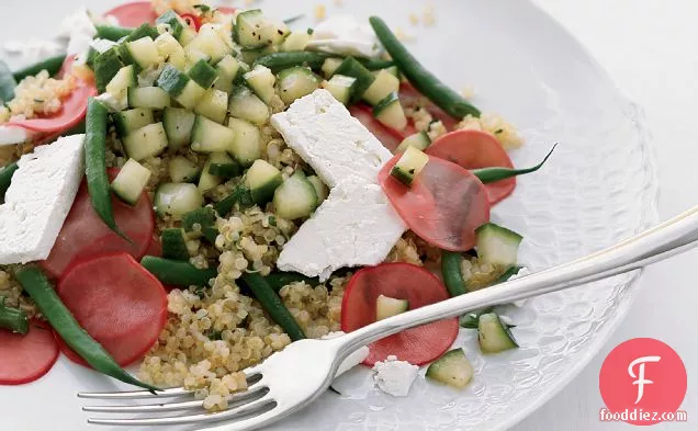 Quinoa Salad with Pickled Radishes and Feta