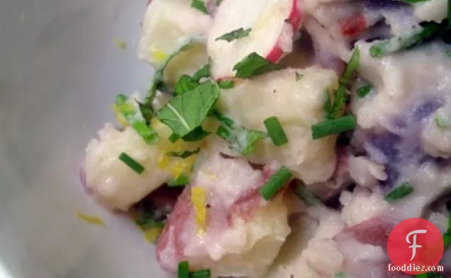 Jamie Oliver’s Purple Potato Salad