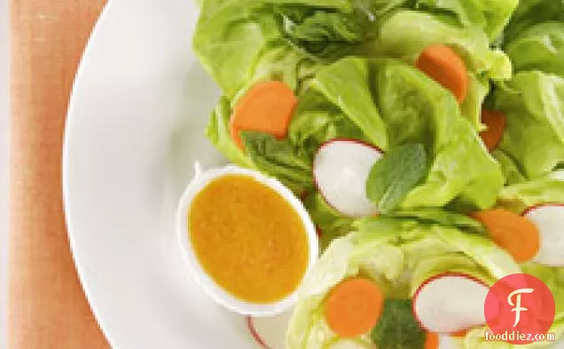Carrot Salad With White Miso Dressing