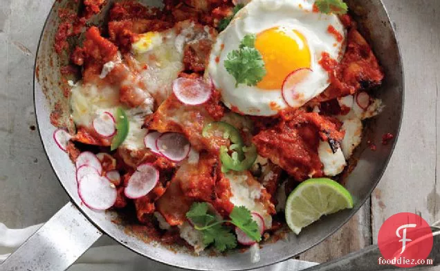 Chilaquiles With Fried Eggs