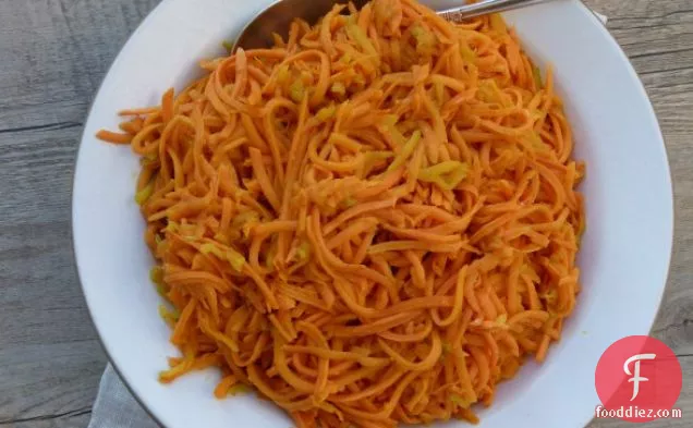 Shredded Sweet Potatoes With Apple