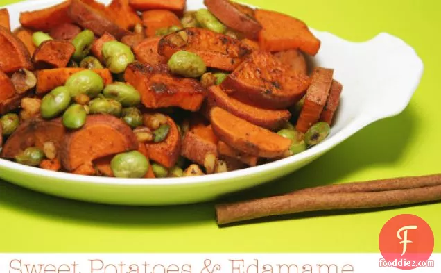 Sweet Potatoes With Edamame And Fall Spices