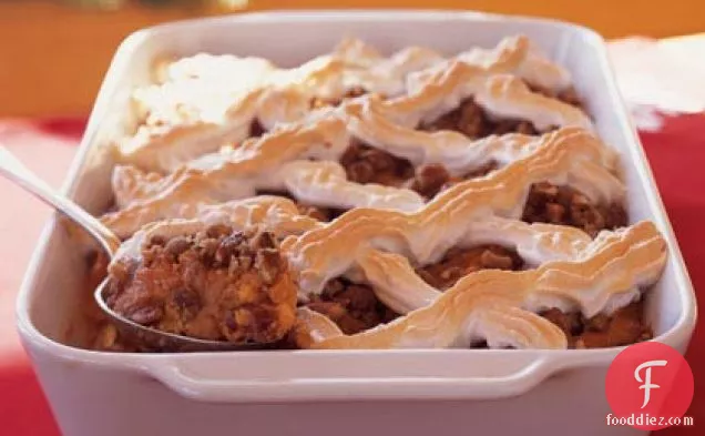 Meringue and Streusel-Topped Sweet Potatoes