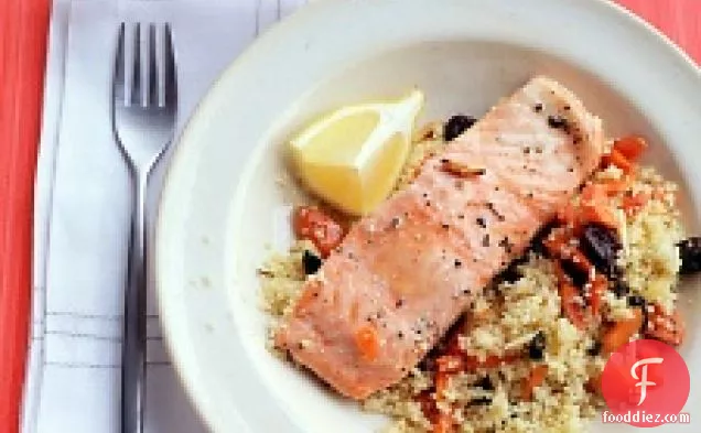 Salmon With Couscous Pilaf