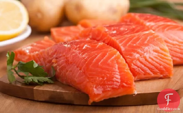 Gluten-free Wild Salmon With Rosemary Sweet Potatoes And Lemon