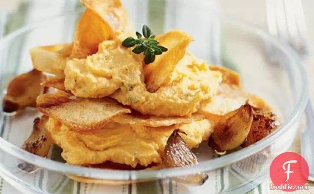 Sweet Potato-Chèvre Napoleons
