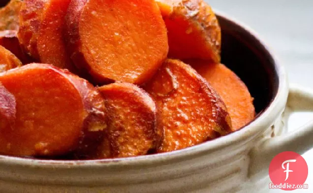 Citrus Maple-spiced Baked Holiday Sweet Potatoes