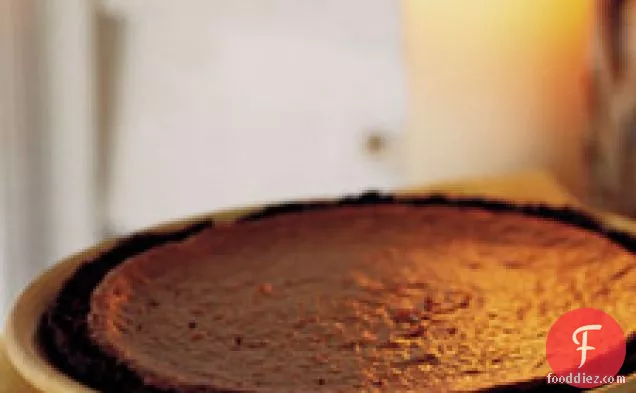 Sweet Potato Pie With Gingersnap Crust
