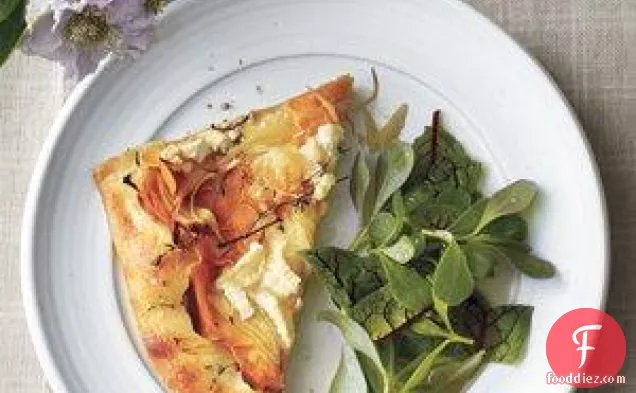 Sweet Potato And Brie Flat Bread