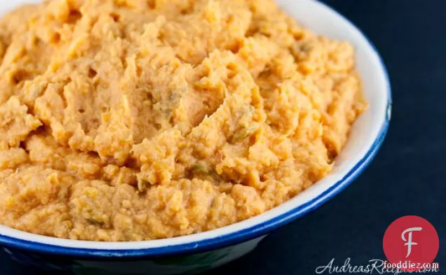 Mashed Sweet Potatoes With Green Chiles