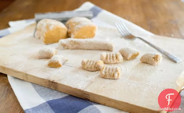 Whole Wheat Sweet Potato Gnocchi