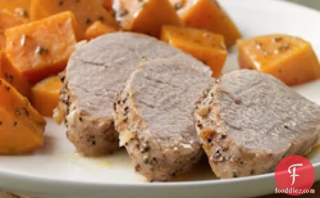 Pork Tenderloin With Roasted Sweet Potatoes