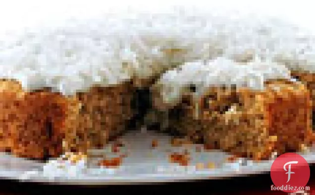 Banana Cake with Coconut Frosting