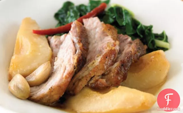 Braised Pork with Pears and Chiles