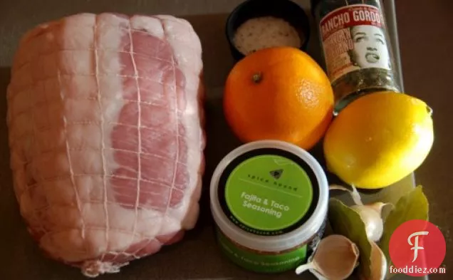 Slow Braised Pork Leg With Citrus And Fajita Seasoning