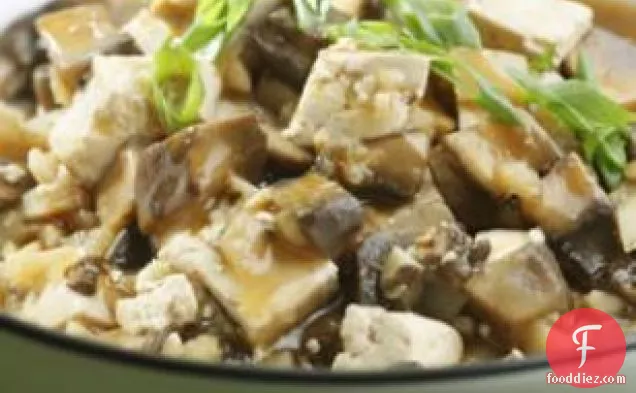 Chinese Braised Mushrooms & Tofu
