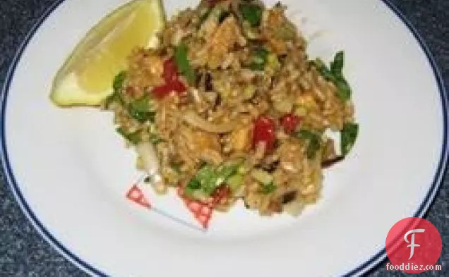 Chinese Chicken Rice Salad