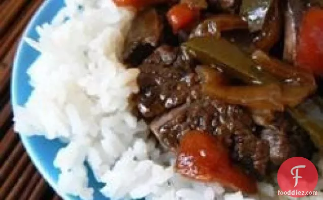 काली मिर्च स्टेक