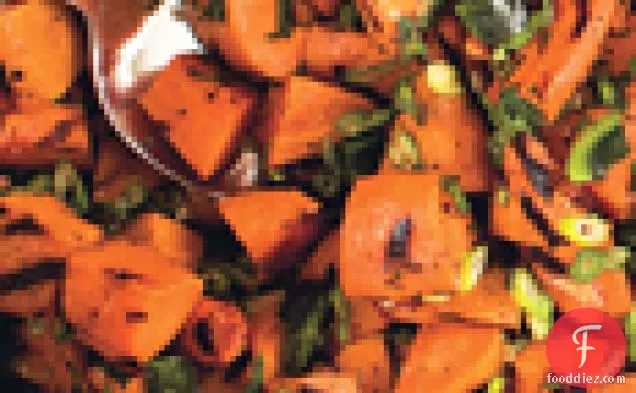 Sweet Potato and Poblano Salad with Honey and Rosemary