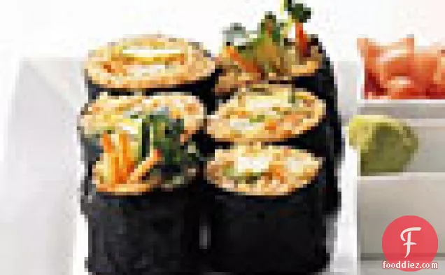 Vegetarian Brown Rice Sushi Rolls