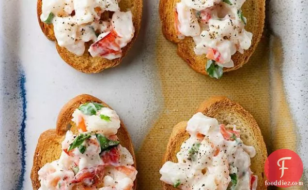 Shrimp And Tarragon Crostini