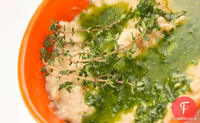 White Bean Dip With Parsley