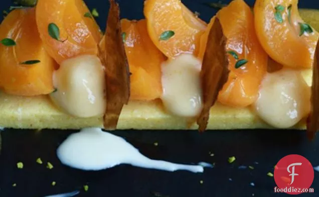 Thyme Poached Apricots