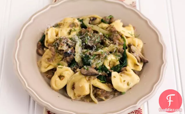 Tortellini With Sausage, Fennel, And Mushrooms