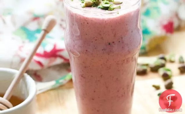 Raspberry Rosewater Smoothie