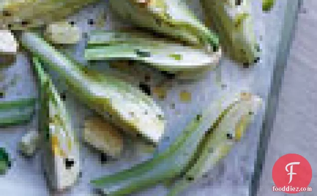 Roasted Fennel with Olives and Garlic