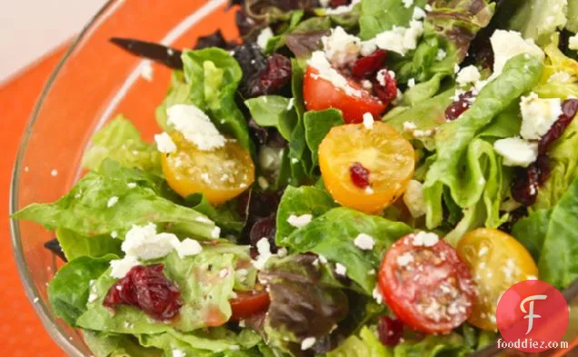Fresh Greens Salad With Orange-basil Vinaigrette