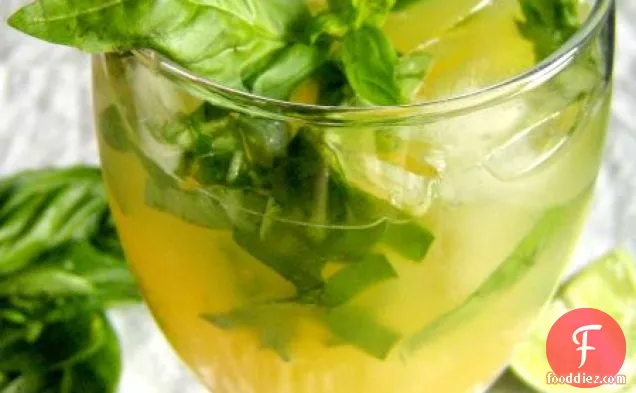 Pineapple Basil Cocktail
