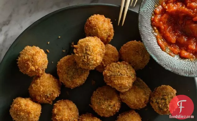 Ricotta And Sage Fried Meatballs