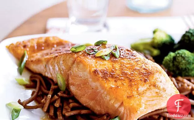 Salmon with Sweet Chile Sauce